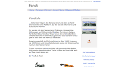 Desktop Screenshot of fendt.de